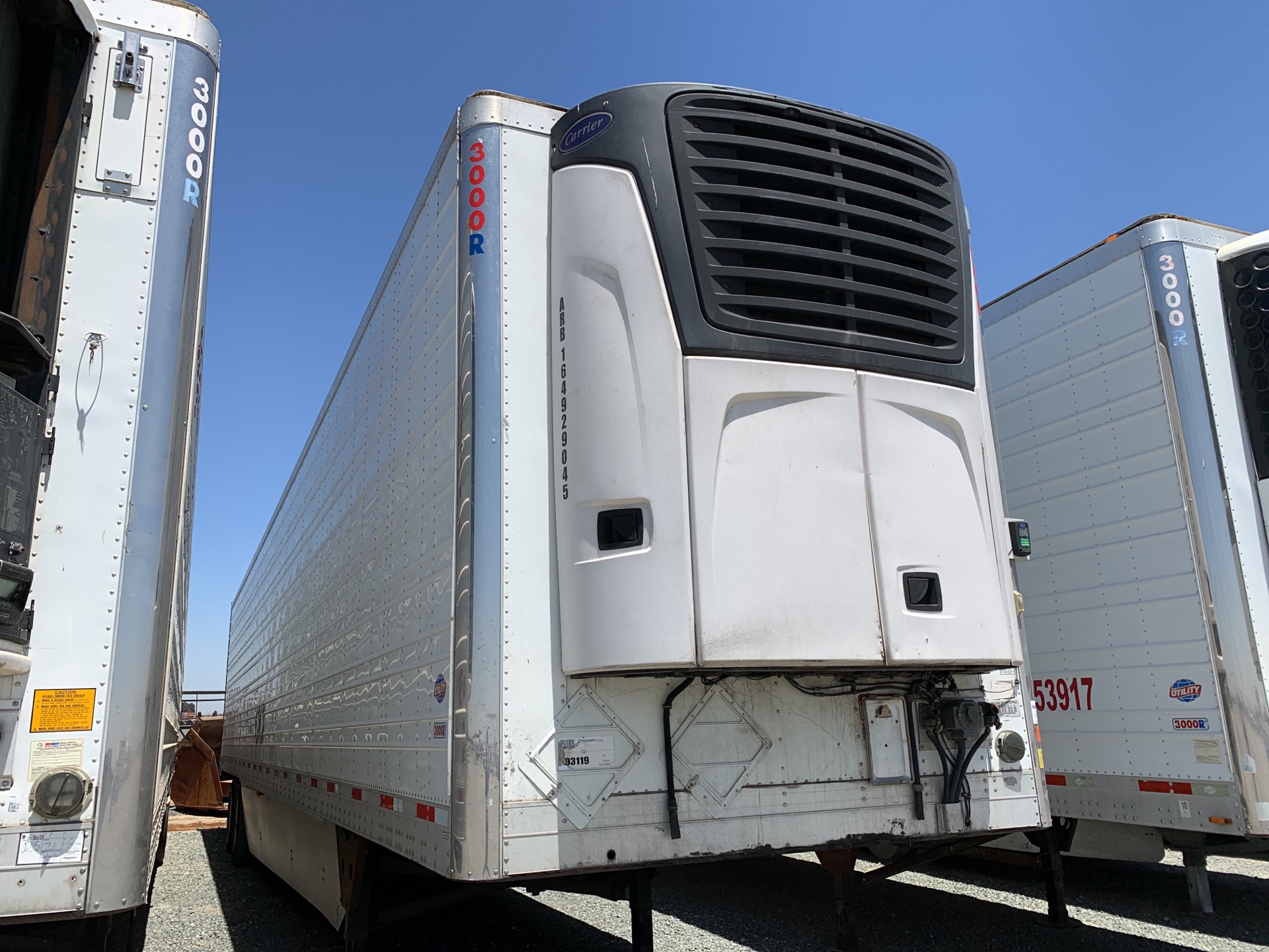 2017 Utility VS2RA T/A Refrigerated Trailer