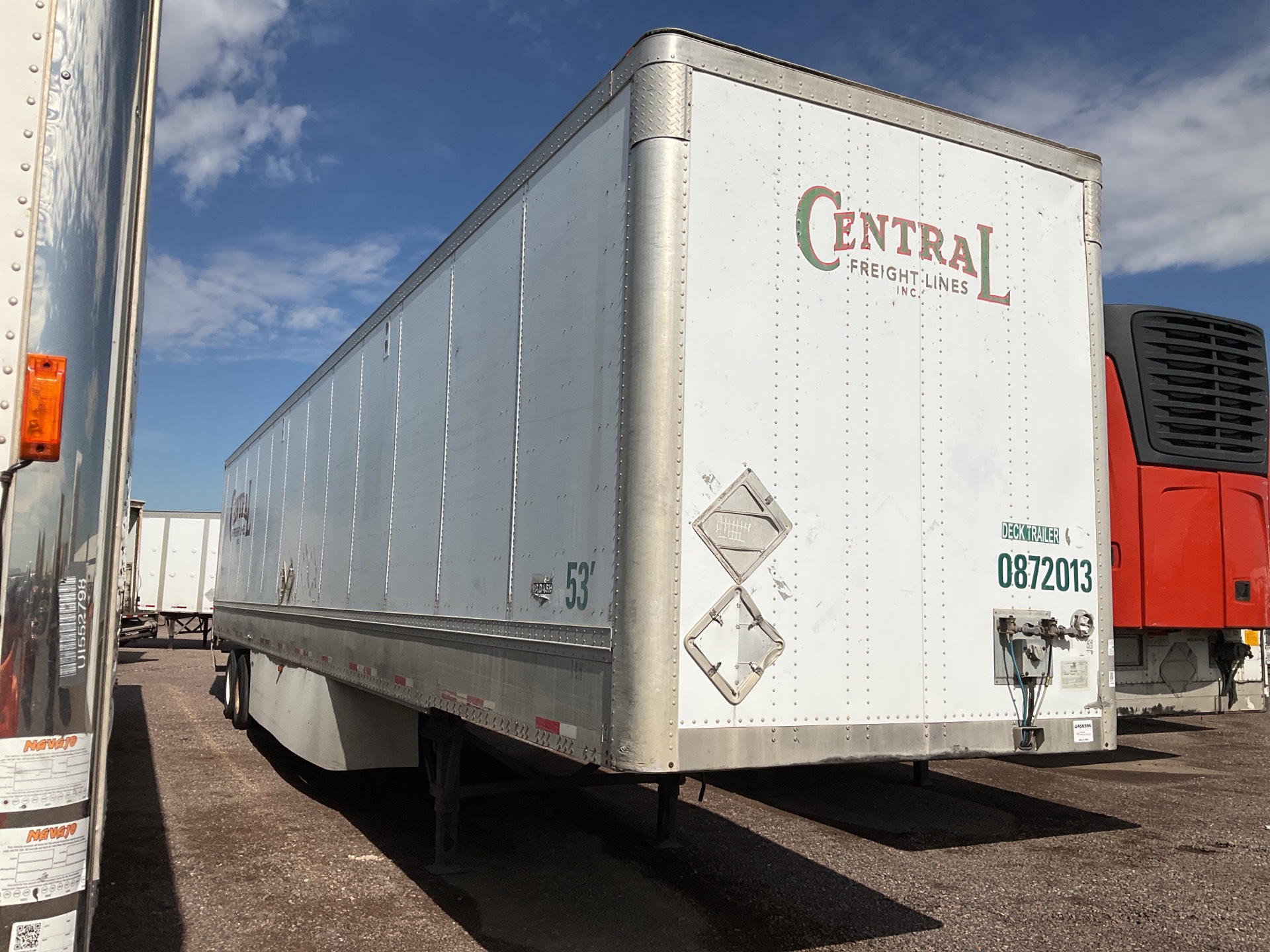 2008 Wabash 53 ft T/A Van Trailer