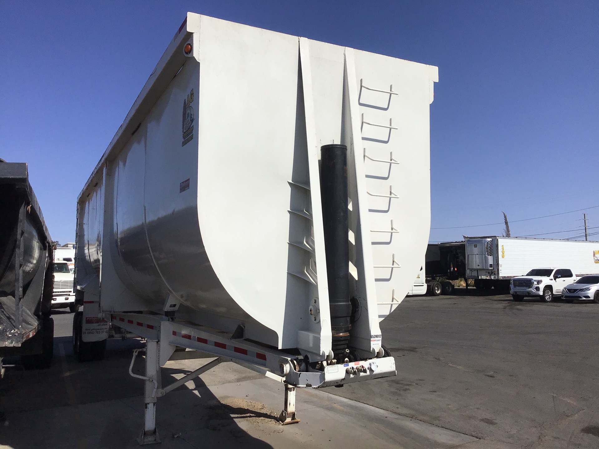 2020 Gallegos T/A High Side End Dump Trailer