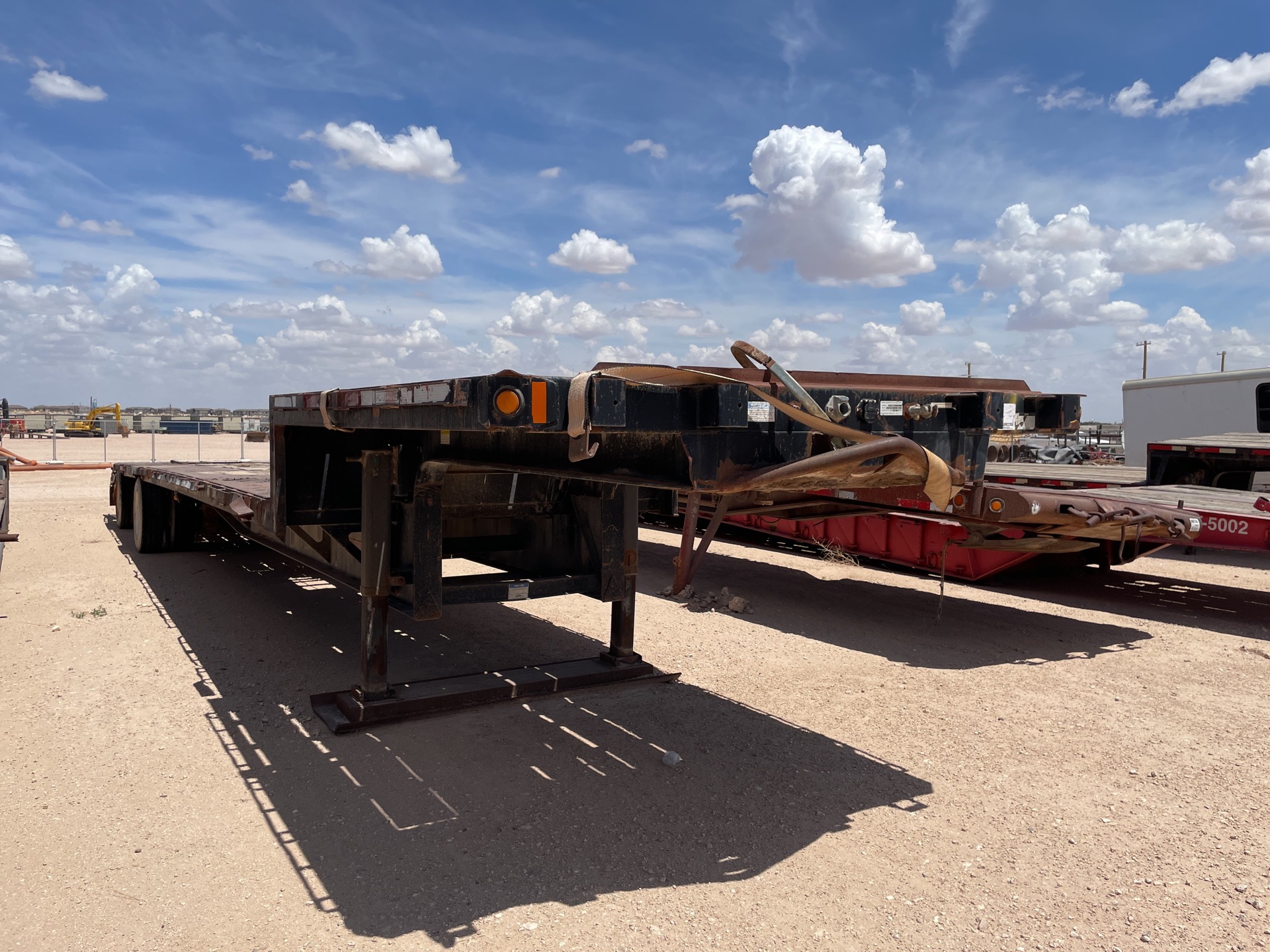 2007 Fontaine EDFT-7-8048WSAWK 40 ton 48 ft T/A Spread Axle Single Drop Step Deck Trailer