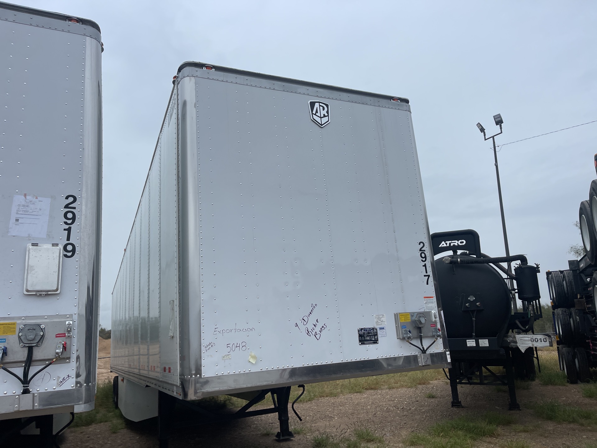 2023 Atro 53 ft x 102 in T/A Van Trailer