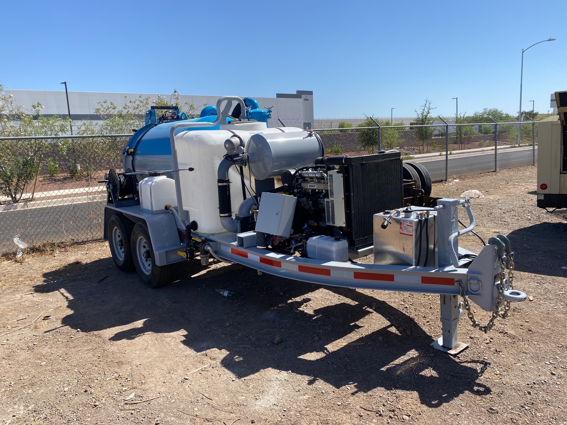 2022 Custom-Built 1000 CFM 500 gal Vacuum Tanker Trailer