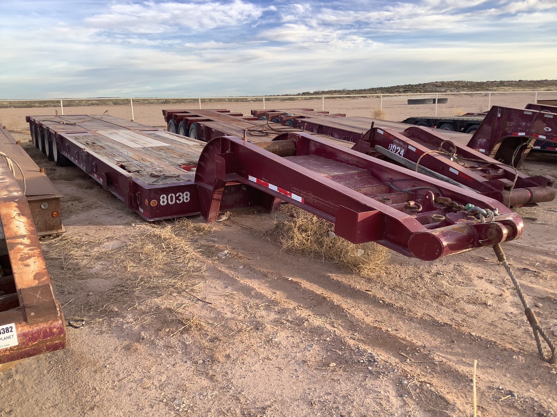 2006 Kalyn/Siebert LBO-4-60T Quad/A Oilfield Flatbed Trailer