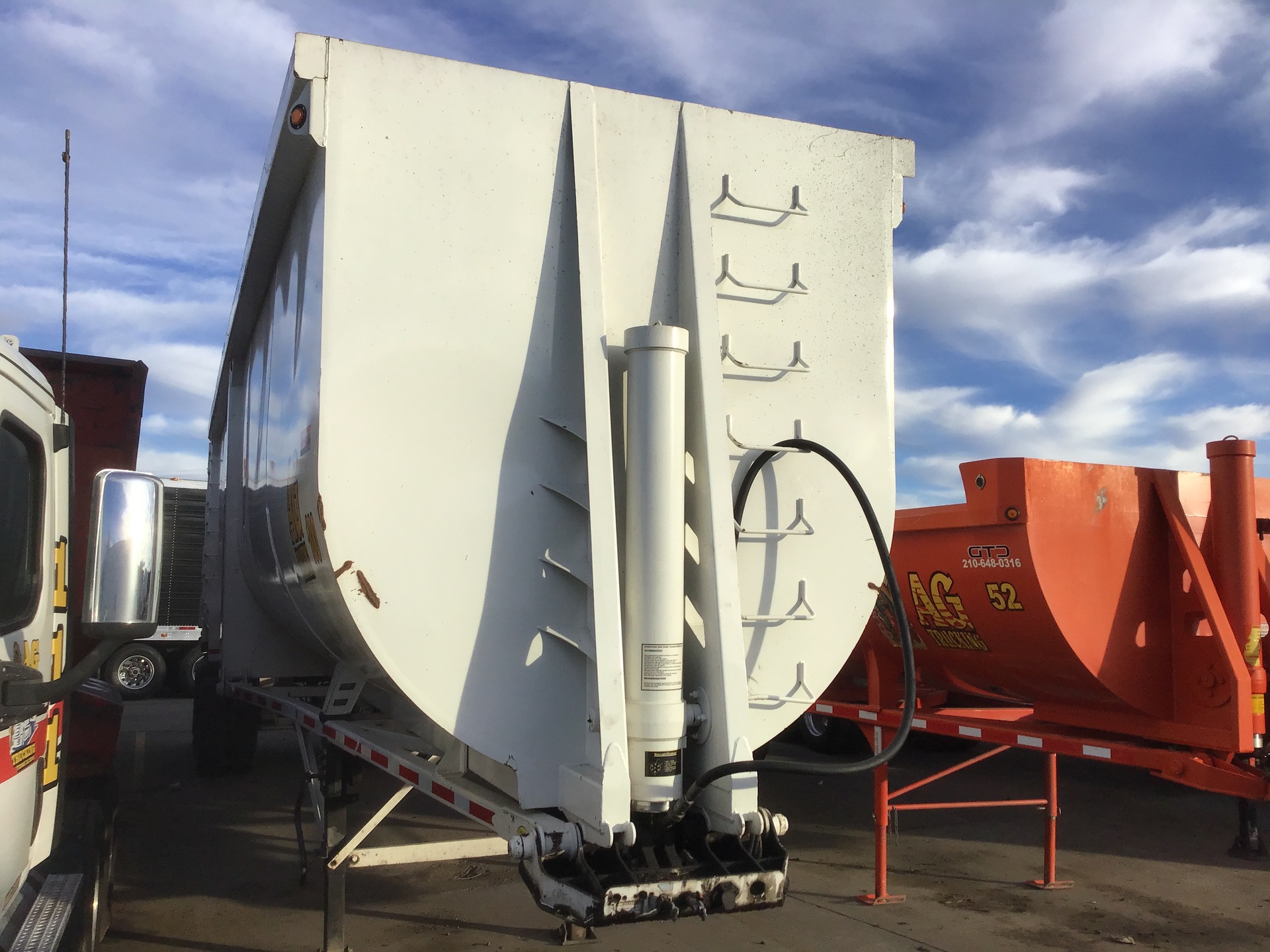 2019 Gallegos T/A End Dump Trailer