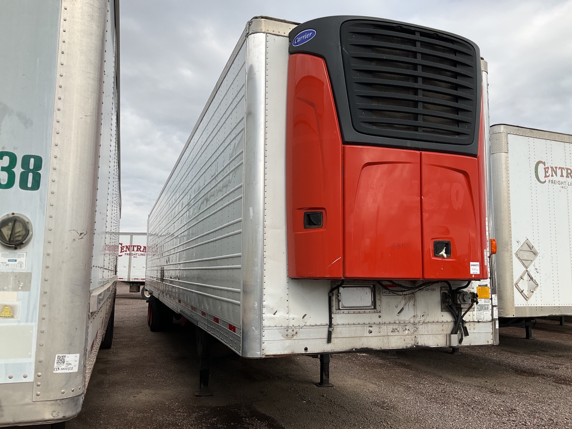 2015 Utility VS2RA 52 ft x 102 in T/A Refrigerated Trailer
