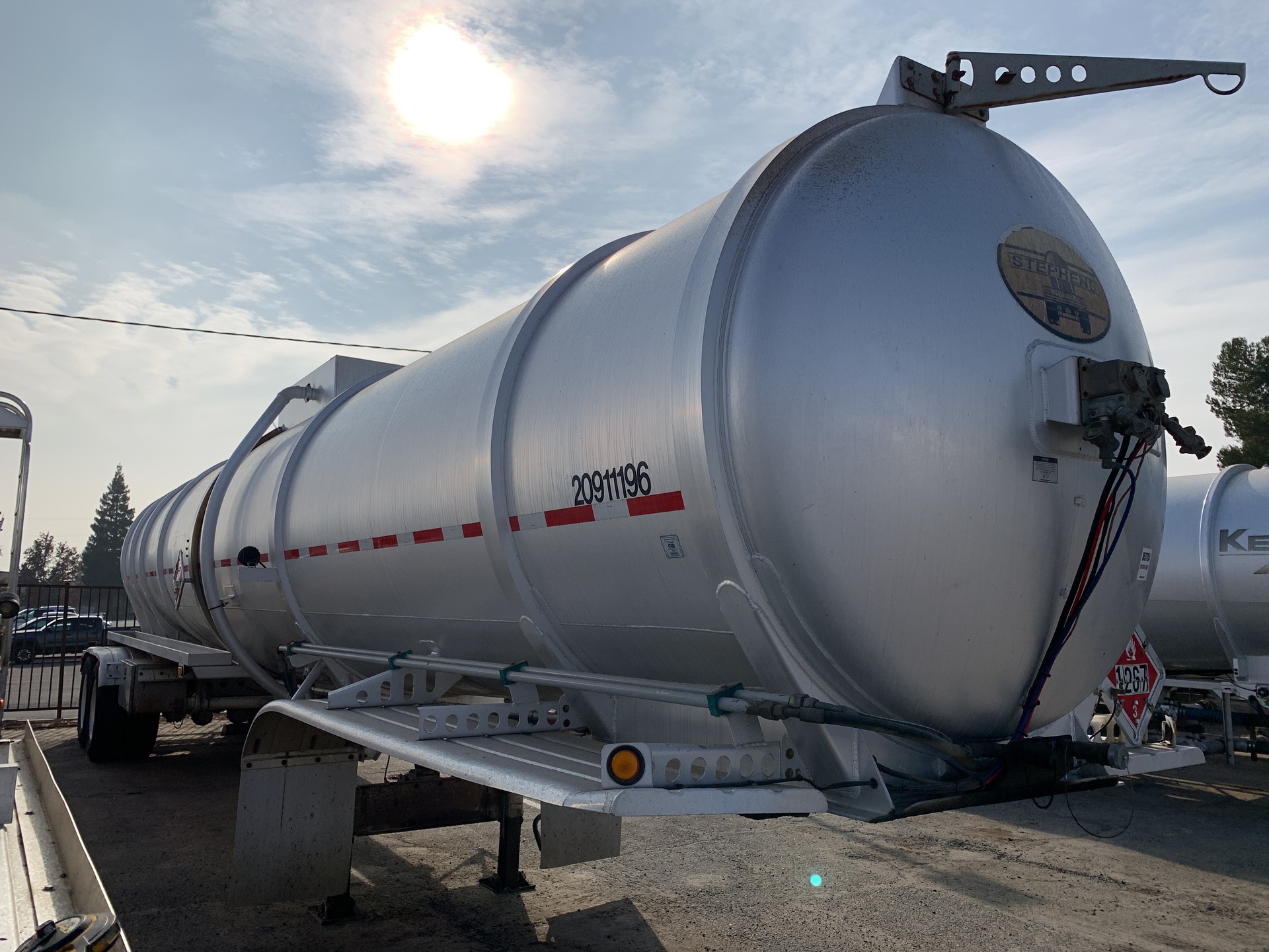 2013 Stephens DOT407 9500 gal T/A Tanker Trailer