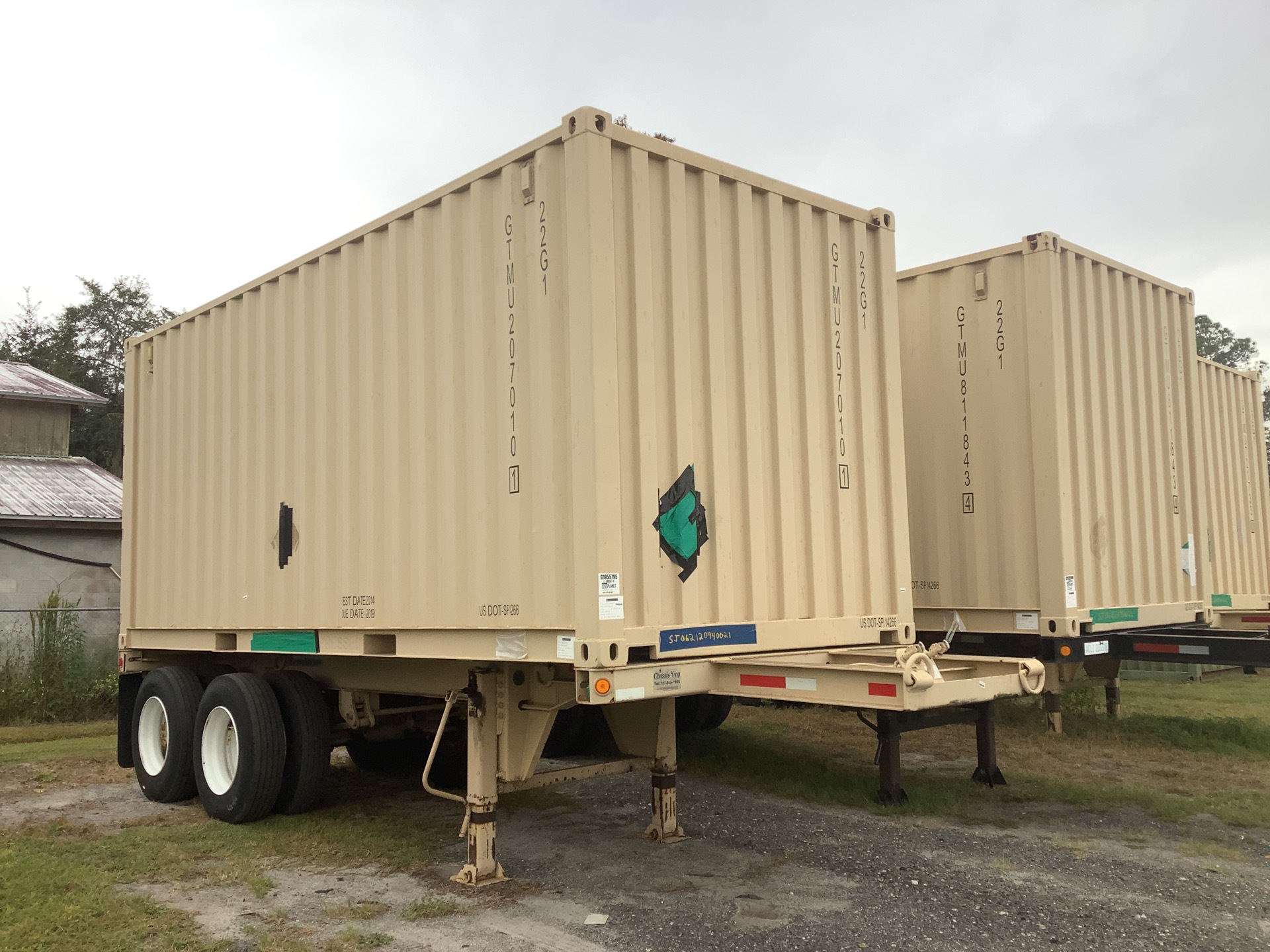 2011 Chassis King Compressed Gas Cylinder Trailer