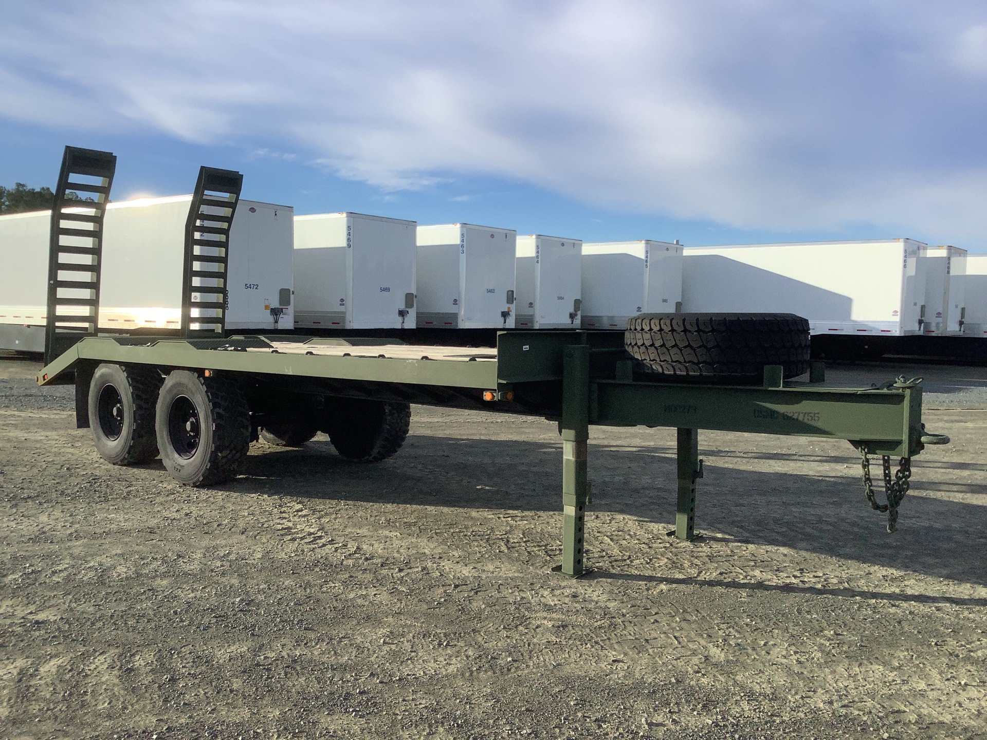 2007 Terex/Load King M322 LT Equipment Trailer