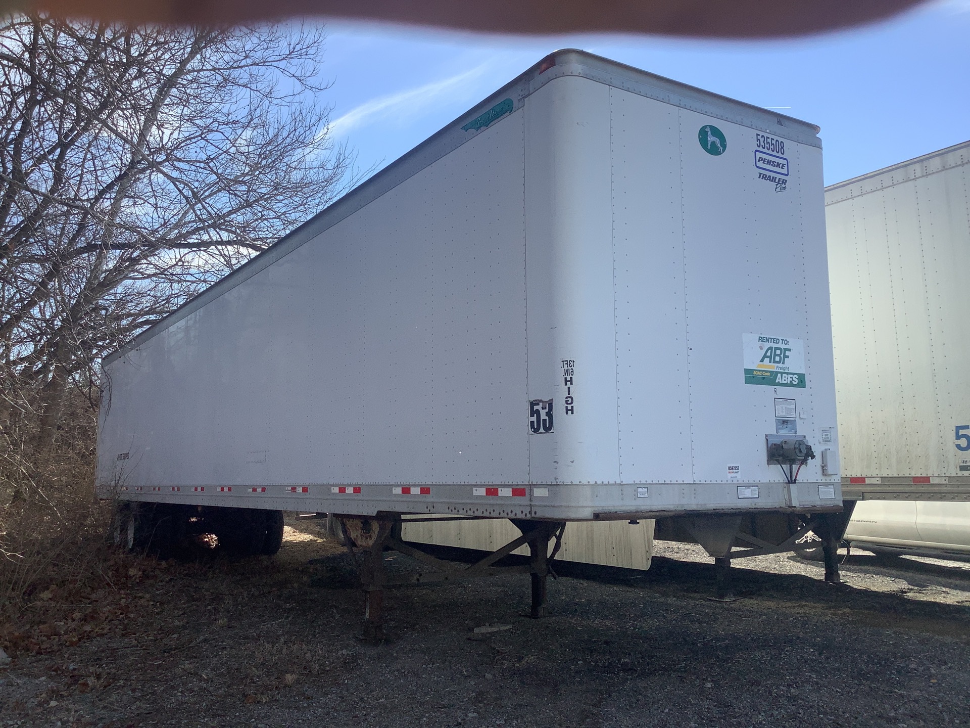 2007 Great Dane 7311TPSA 53 ft T/A Van Trailer