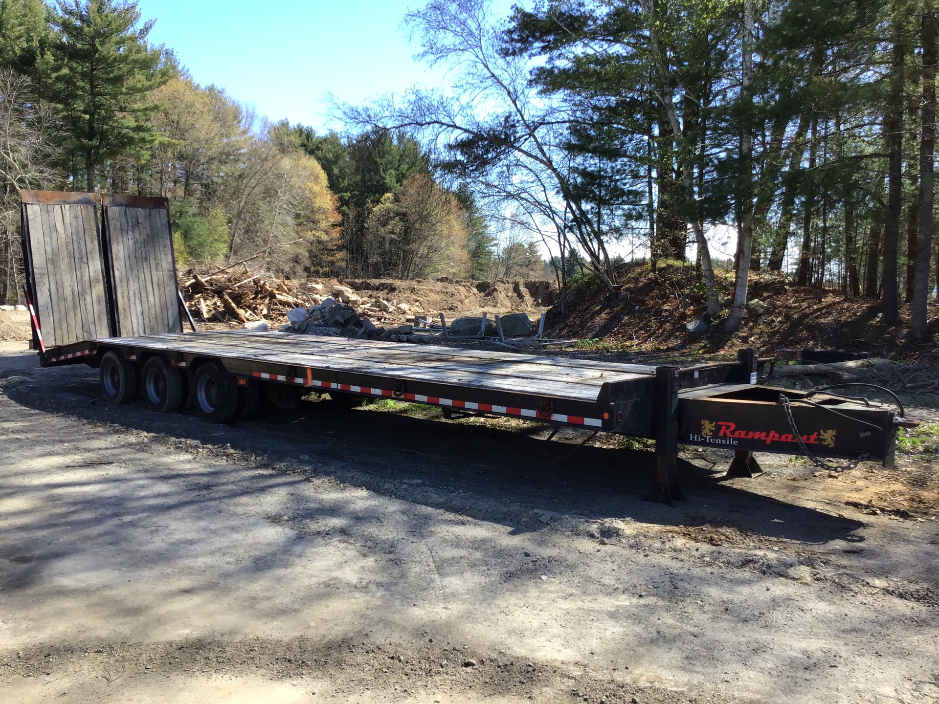 2020 Rampant PTDT Tri/A Equipment Trailer