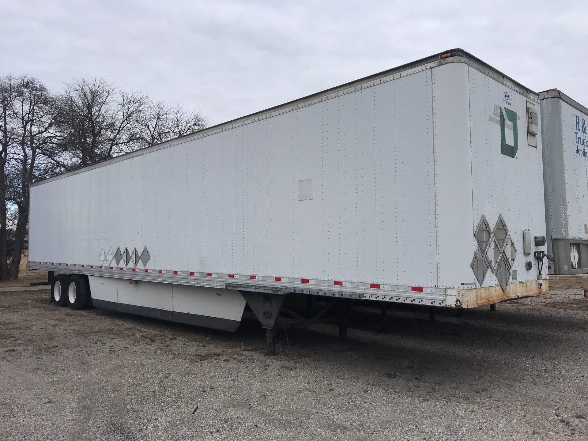 2008 Hyundai V12530152-AJS 53 ft T/A Van Trailer