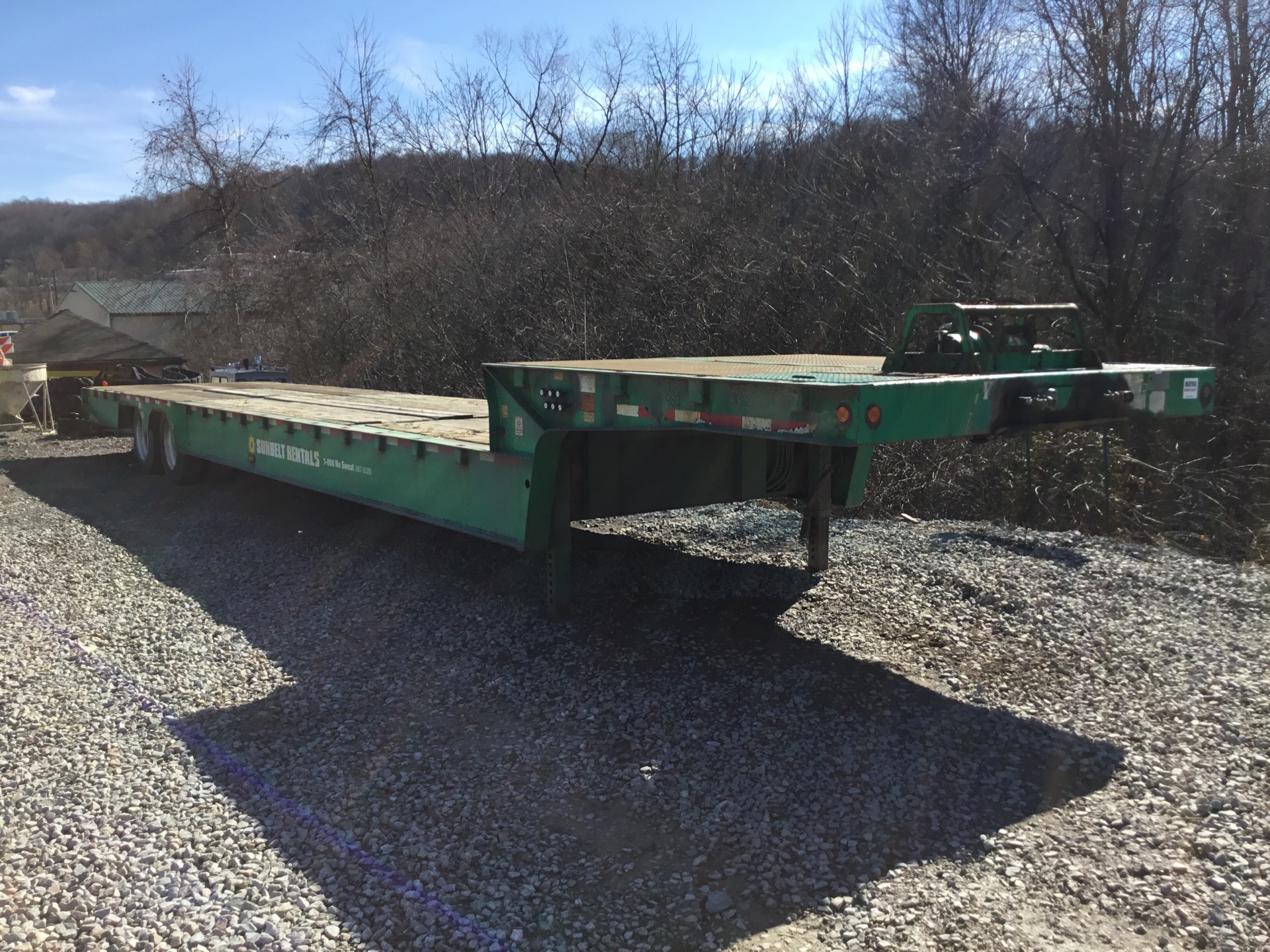 2012 Trail King 47 ft 6 in T/A Hydraulic Tail Trailer
