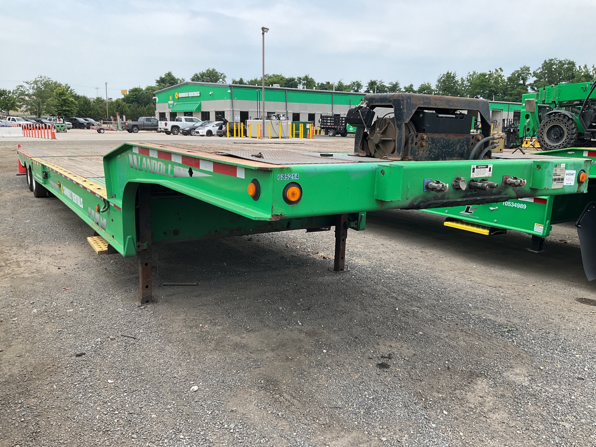 2015 Landoll 48 Ft Sliding Axle 86300 lb T/A Flatbed Trailer