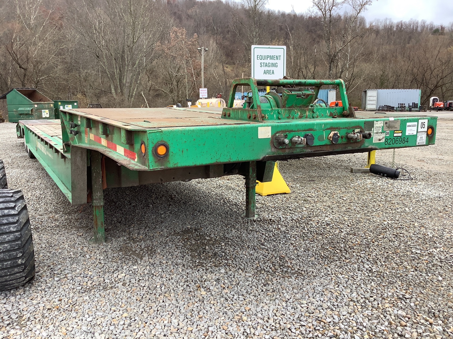 2013 Trail King TK70HT-482 47 ft T/A Hydraulic Tail Trailer