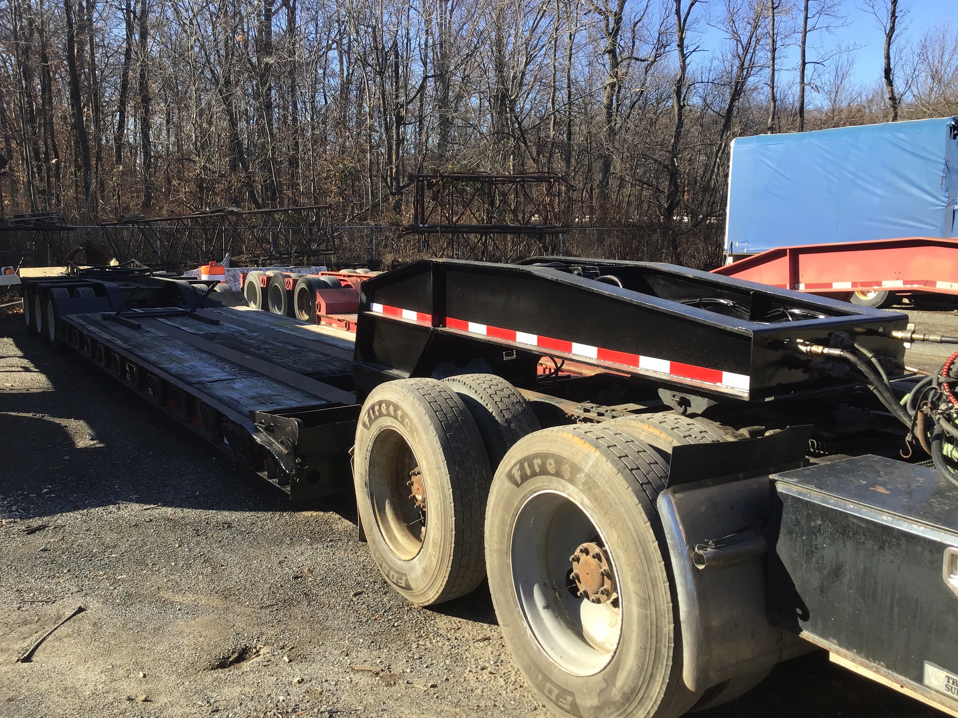 1998 Rogers GR50PL86751724710213XSP Removable Gooseneck Lowboy Trailer