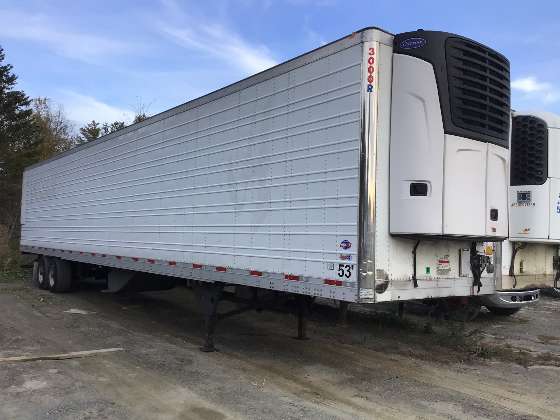 2017 Utility Reefer 53 ft x 102 in T/A Refrigerated Trailer