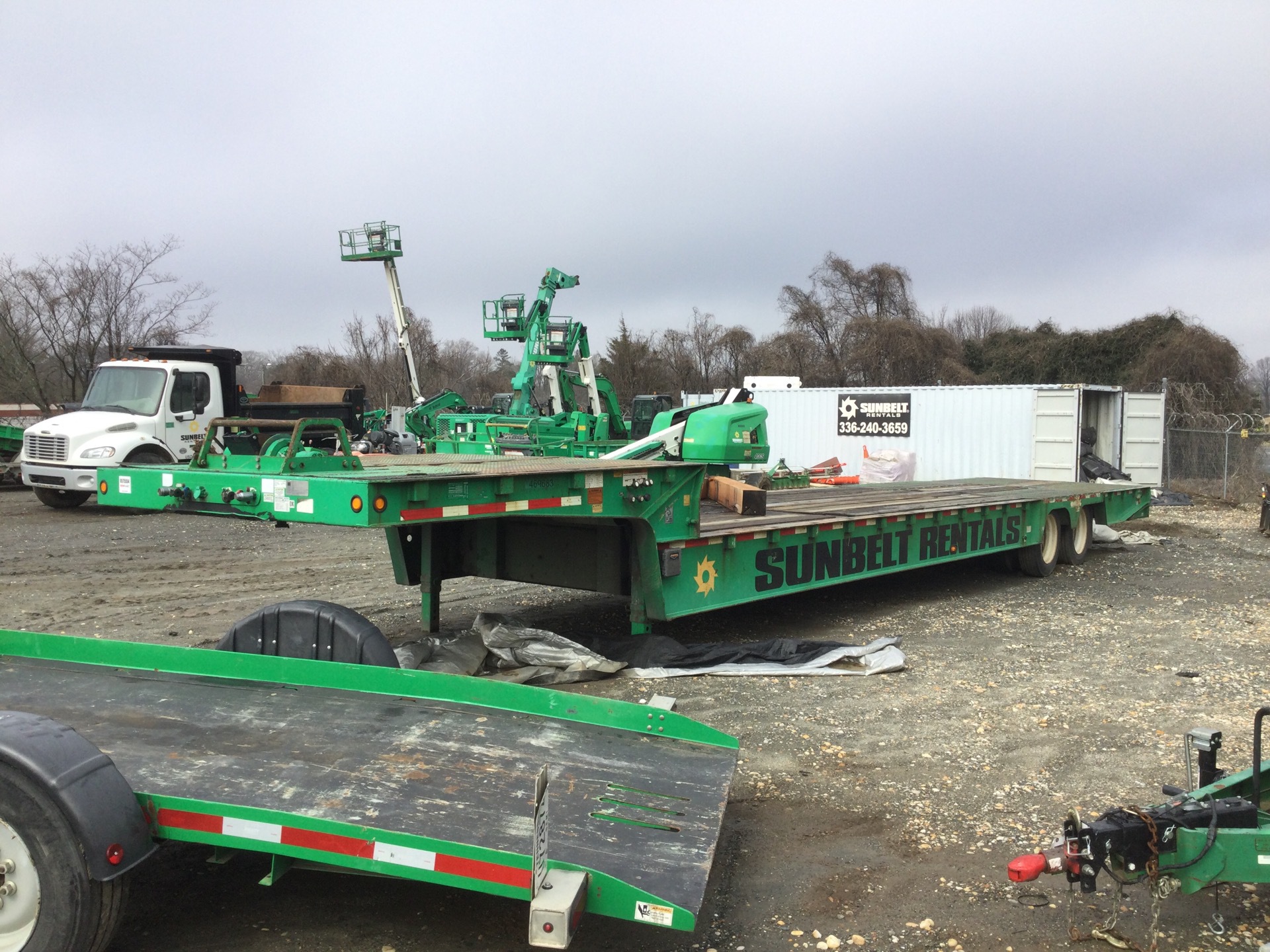 2013 Trail King TK70HT-482 T/A Hydraulic Tail Trailer