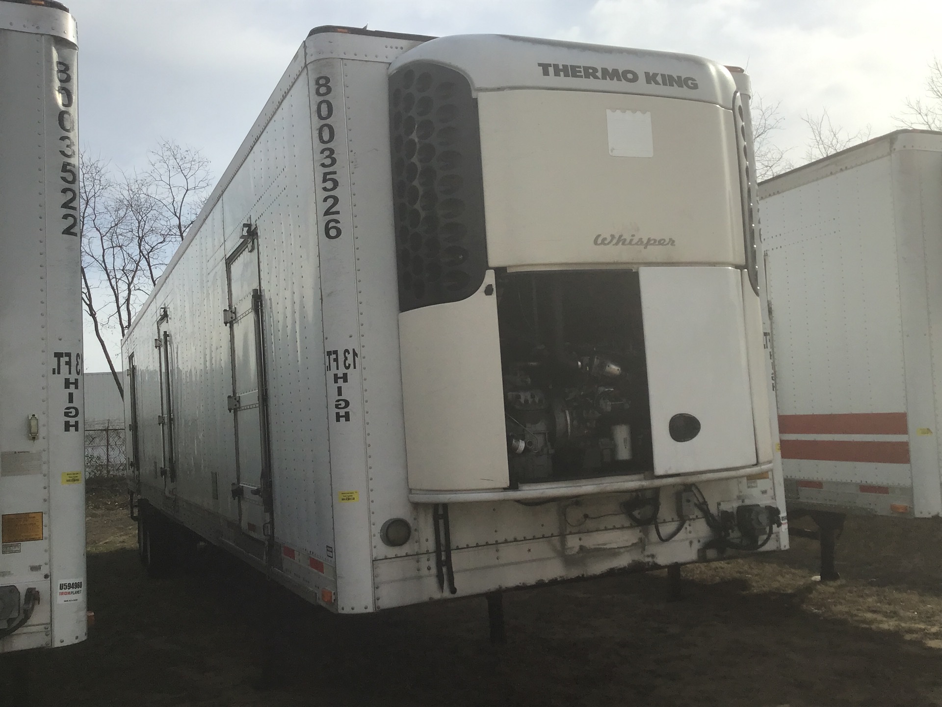 2009 Utility VS2RA 48 ft T/A Refrigerated Trailer