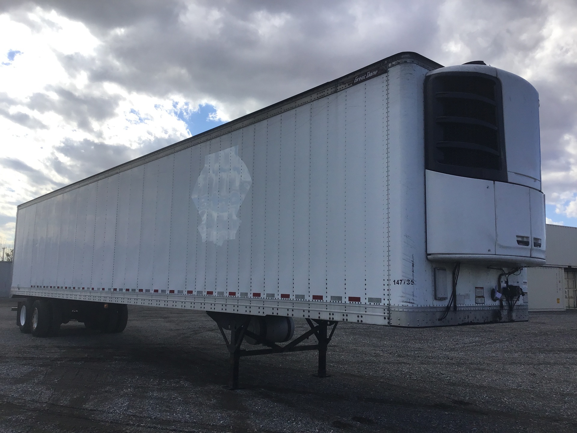 2016 Great Dane 53 ft T/A Refrigerated Trailer