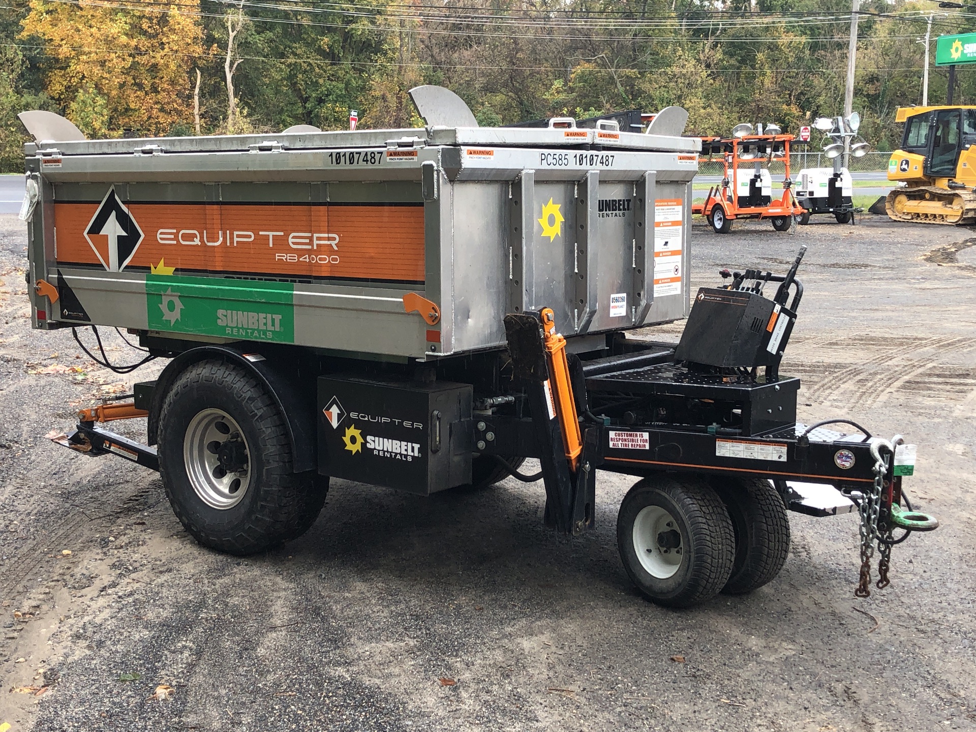 2018 Equipter RB4000 S/A End Dump Trailer