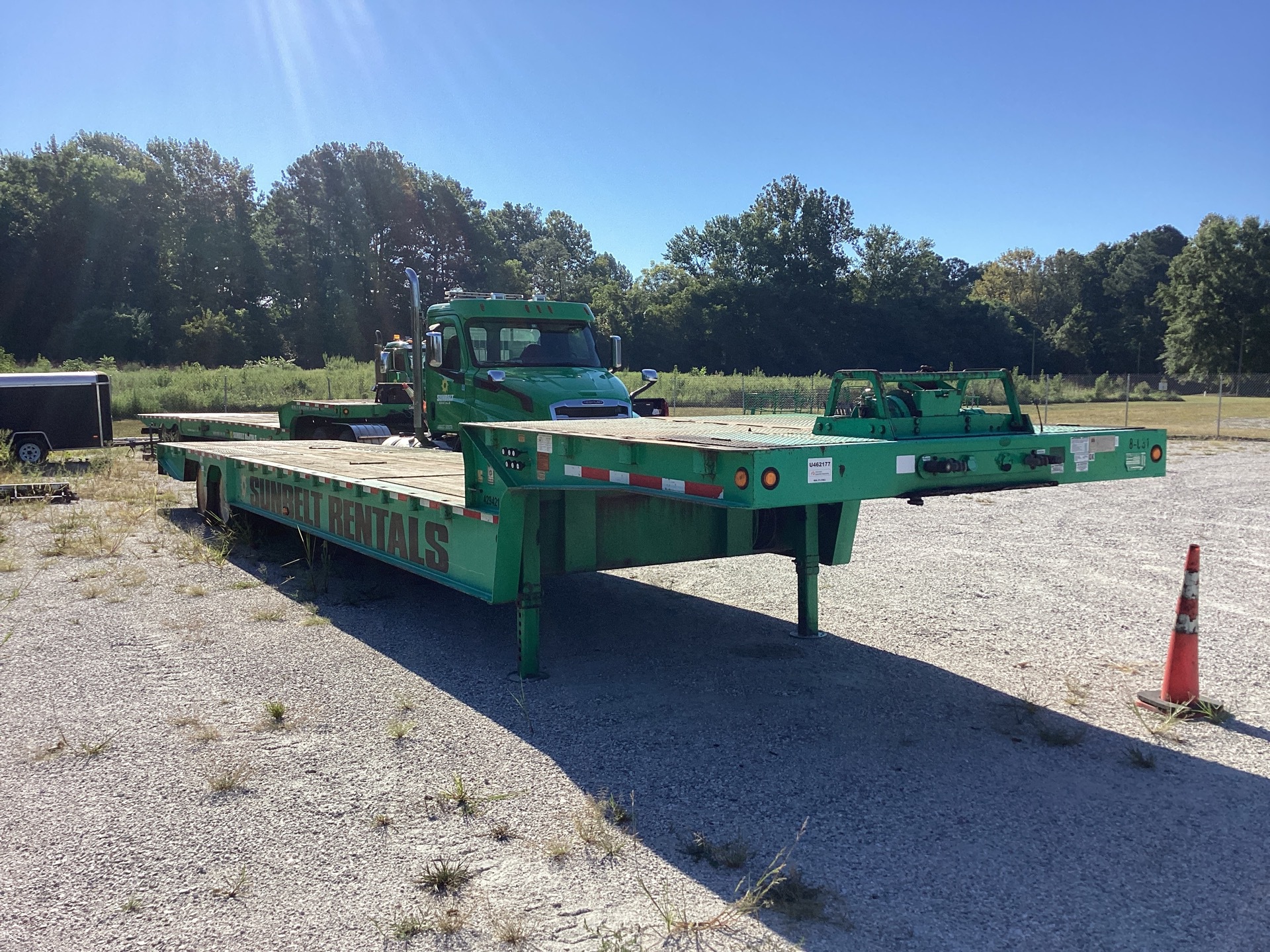2012 Trail King TK70HT-482 Hydraulic Tail Trailer