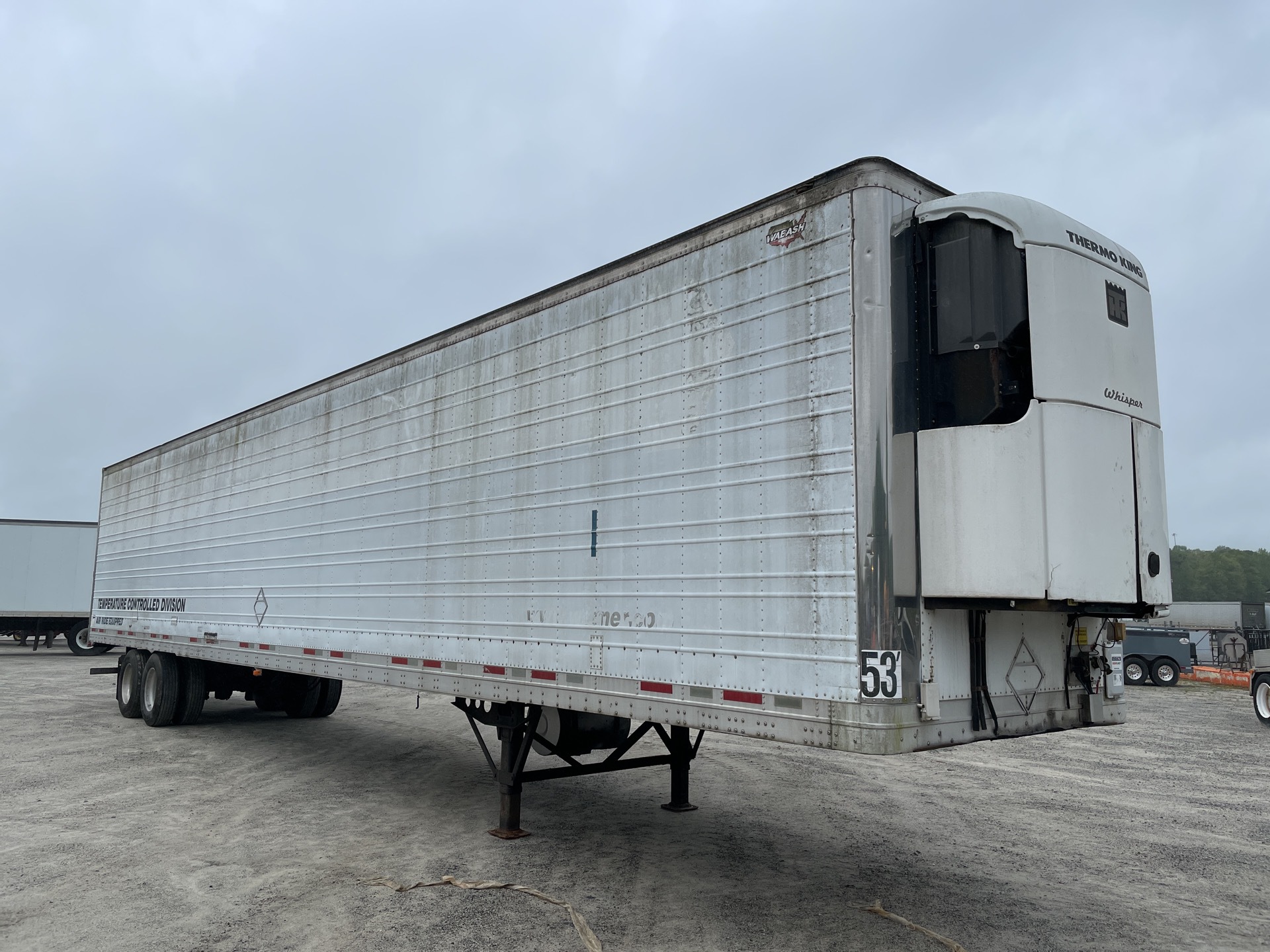 2008 Wabash 53 ft T/A Refrigerated Trailer