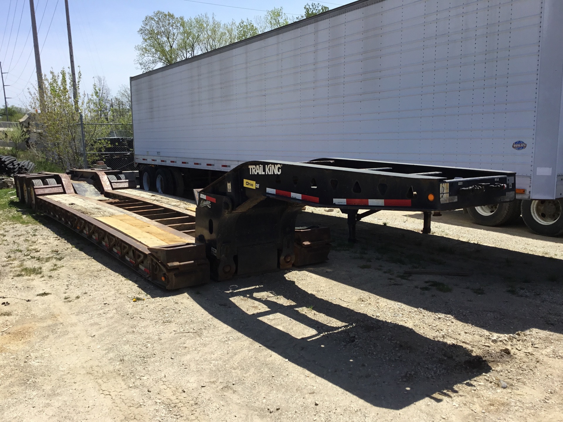 2012 Trail King Tri/A Removable Gooseneck Lowboy Trailer