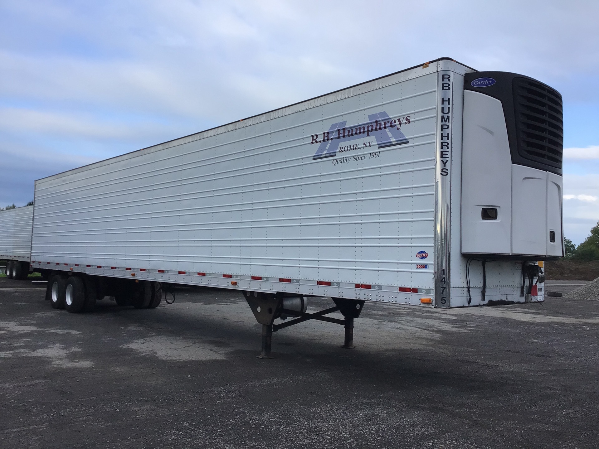 2015 Utility VS2RA 53 ft x 102 in T/A Refrigerated Trailer