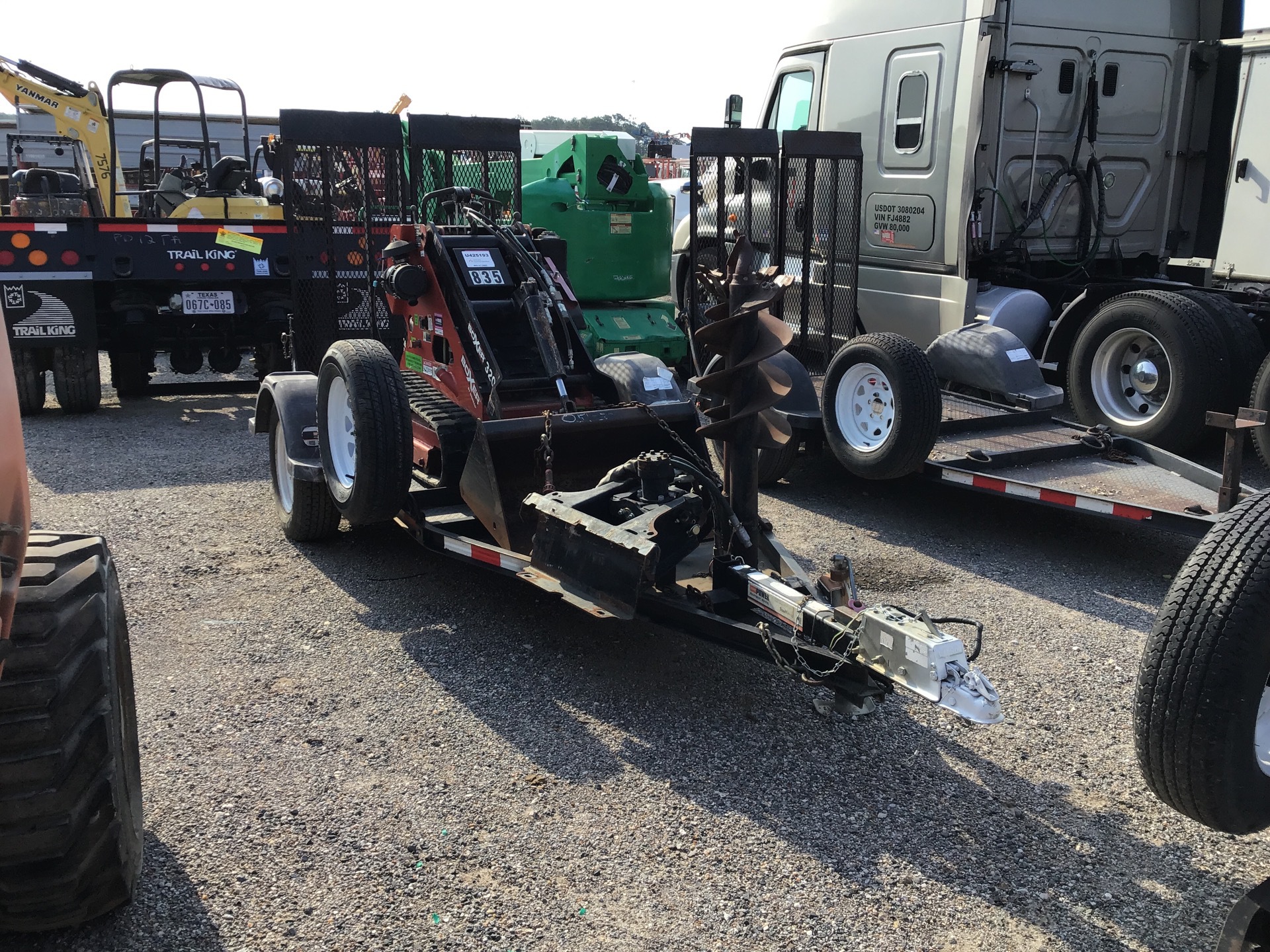 2018 Morbark 320 Compact Track Loader w/ 2013 S/A Trailer