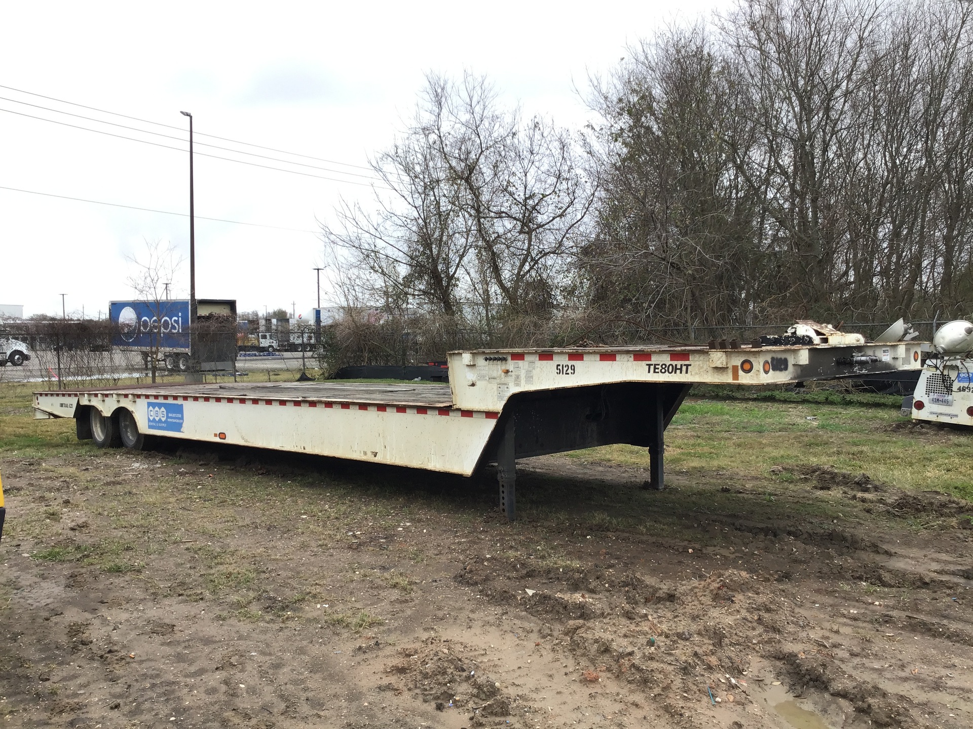 2012 Trail-Eze TE80HT48 T/A Hydraulic Tail Trailer