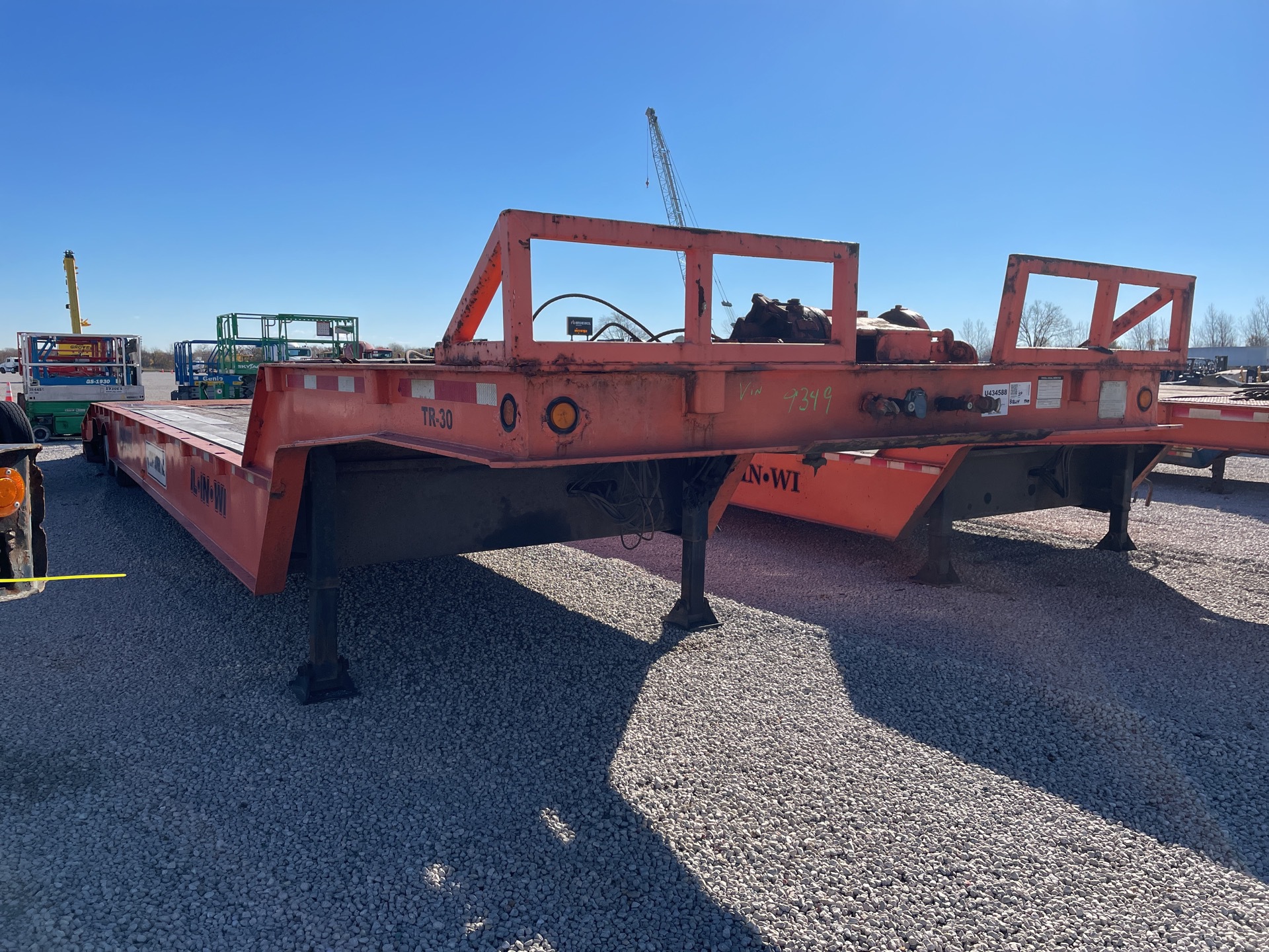2008 Trail-Eze TE70HT50 50 ft T/A Hydraulic Tail Trailer