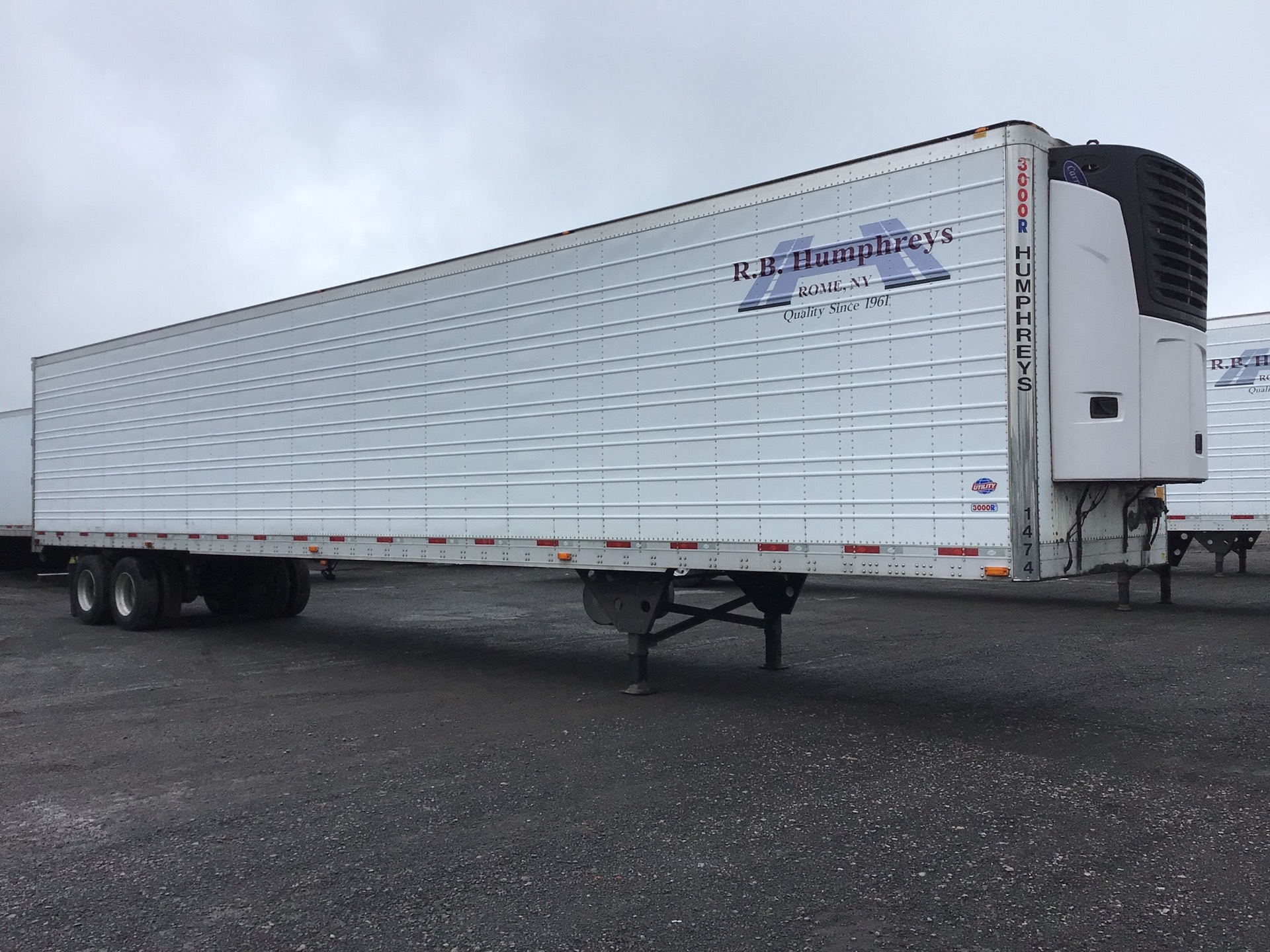 2015 Utility VS2RA 53 ft x 102 in T/A Refrigerated Trailer