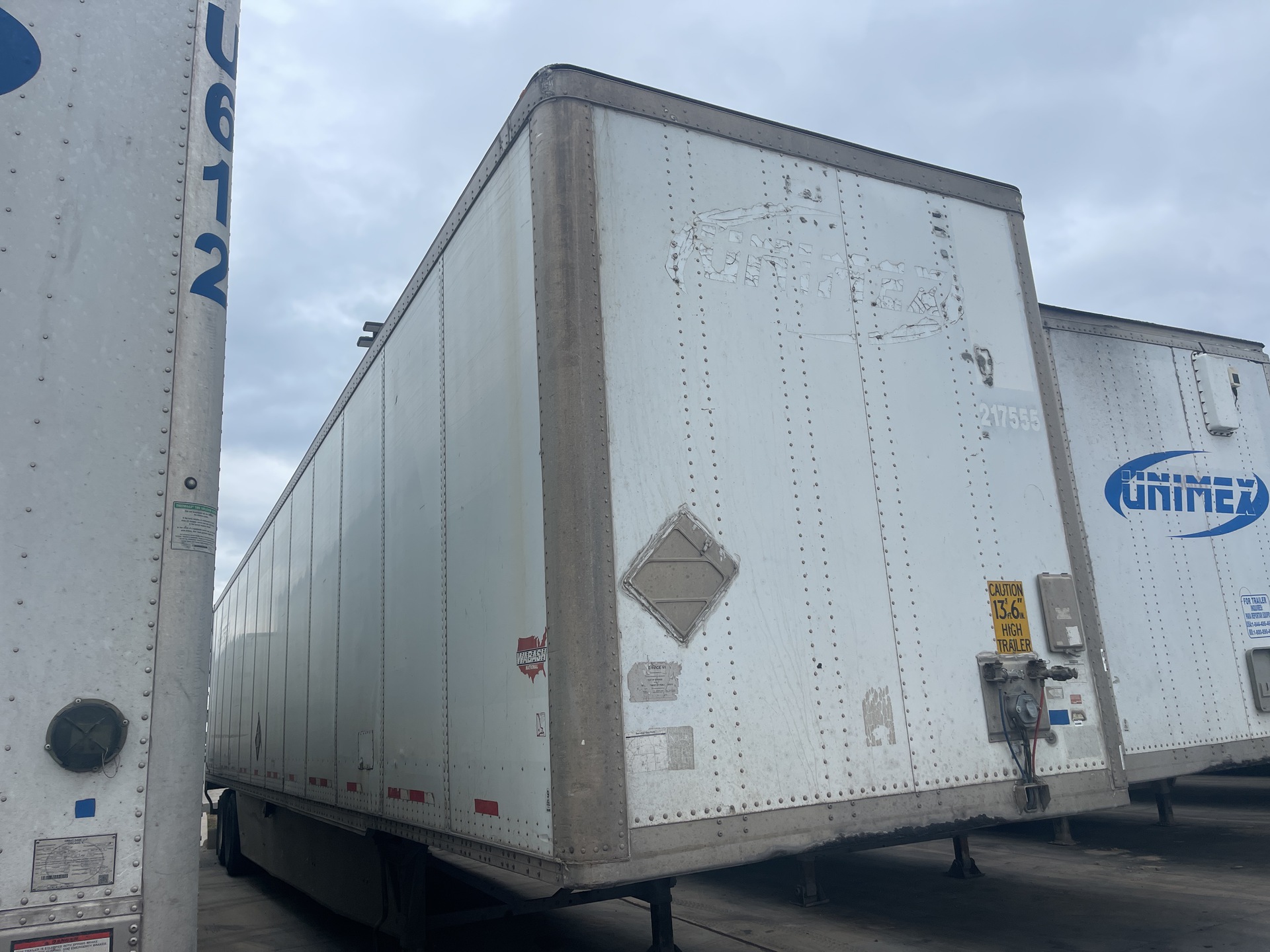 2004 Wabash  53 ft T/A Van Trailer