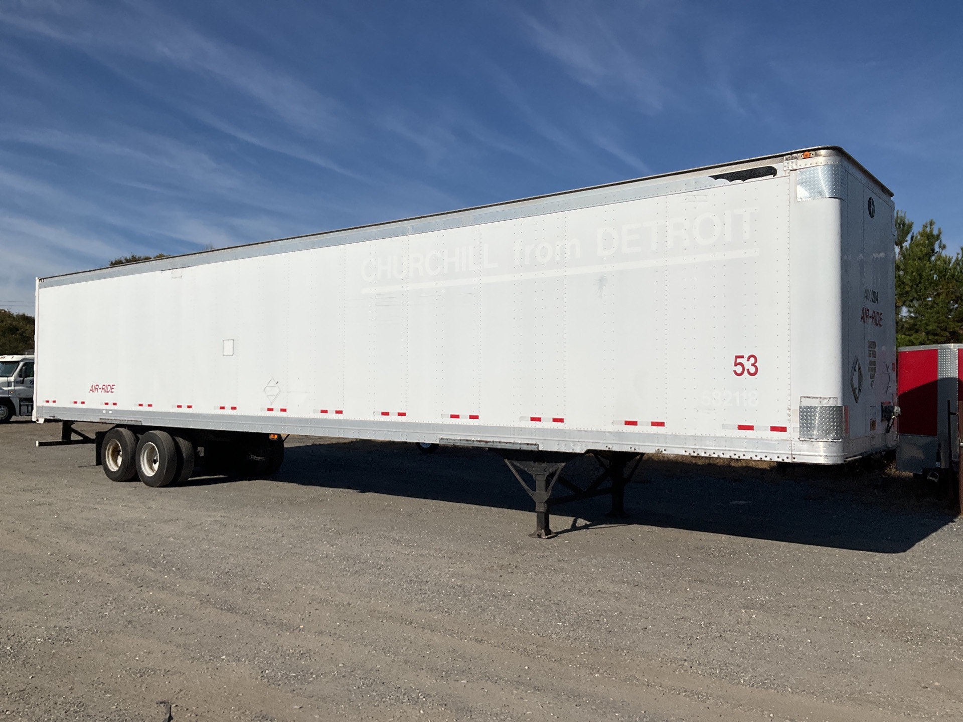 2008 Great Dane 53 ft T/A Van Trailer