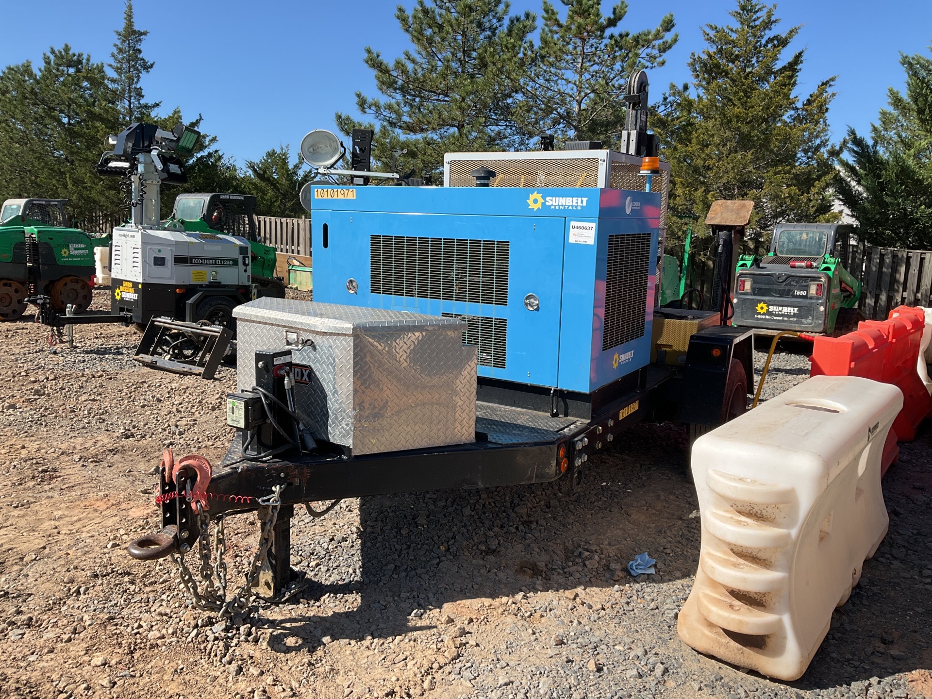 2018 Condux Blue Ox 10000 lb S/A Cable Puller and Tensioner Trailer