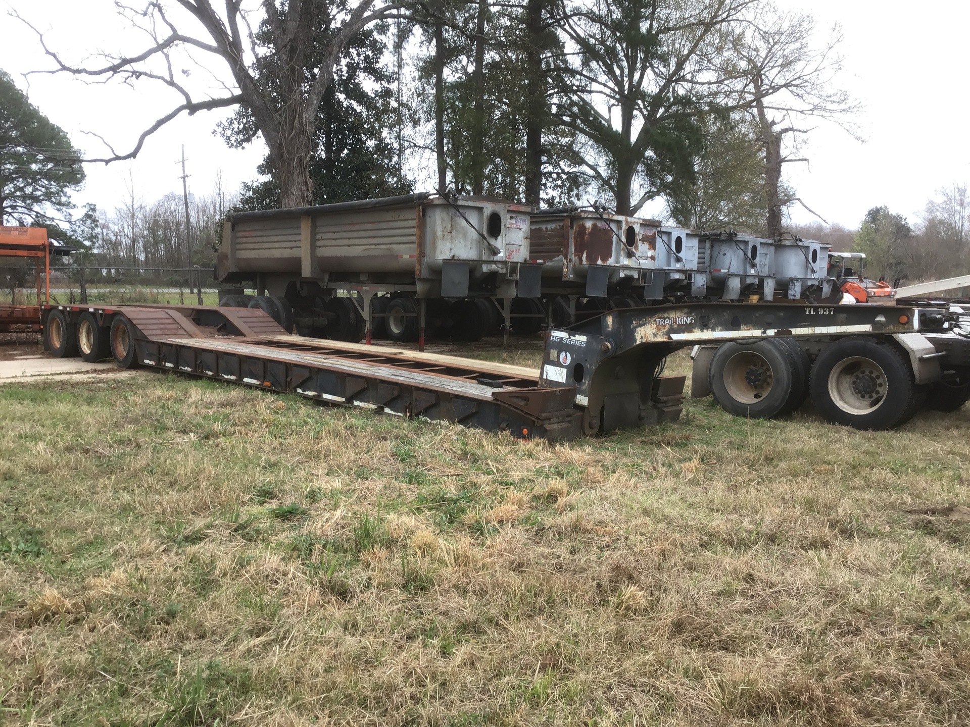 2000 Trail King TK110HDG513 Tri/A Removable Gooseneck Lowboy Trailer