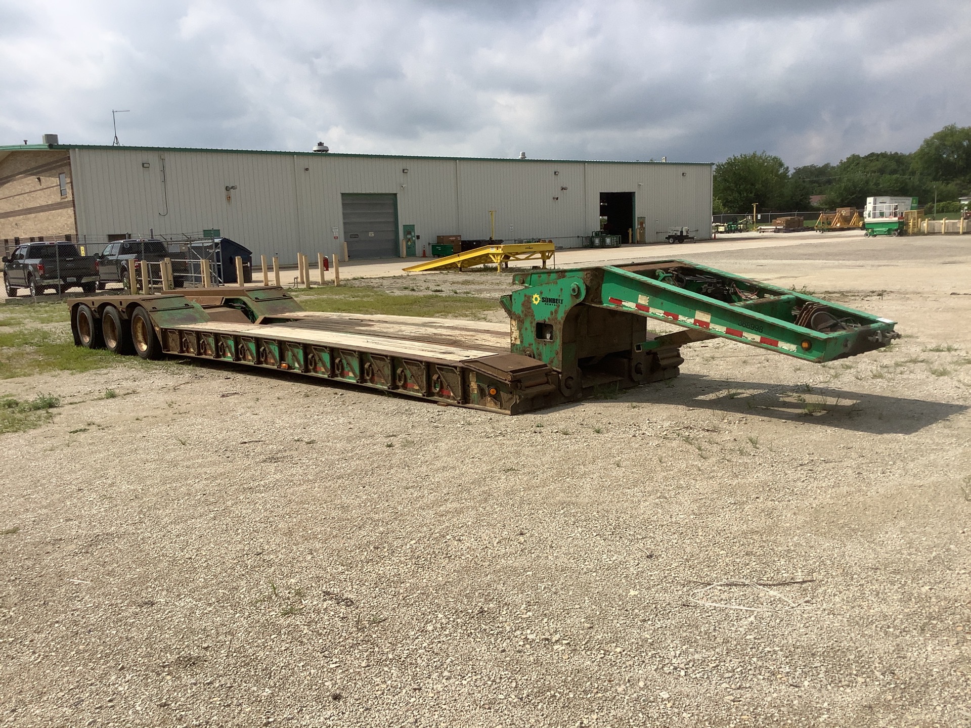 2011 Load King 553 SS 24 ft Tri/A Lowboy Trailer