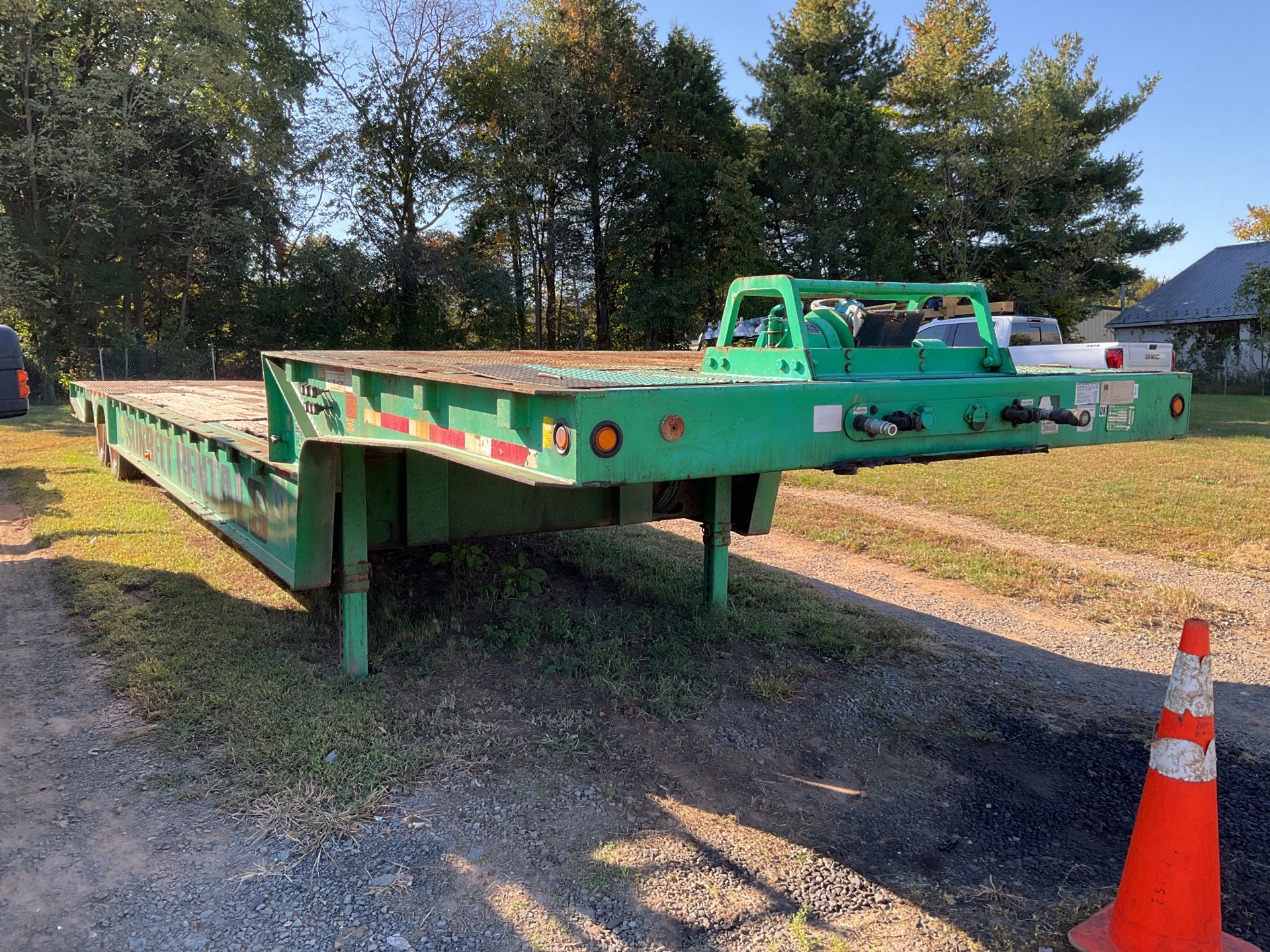 2013 Trail King TK70HT-482 45 ft T/A Hydraulic Tail Trailer