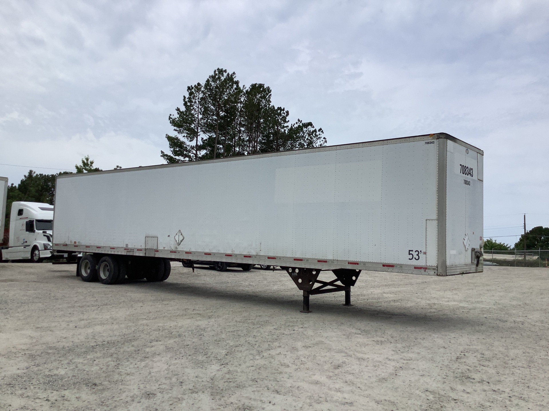2008 Utility Dry Van 53 ft T/A Van Trailer
