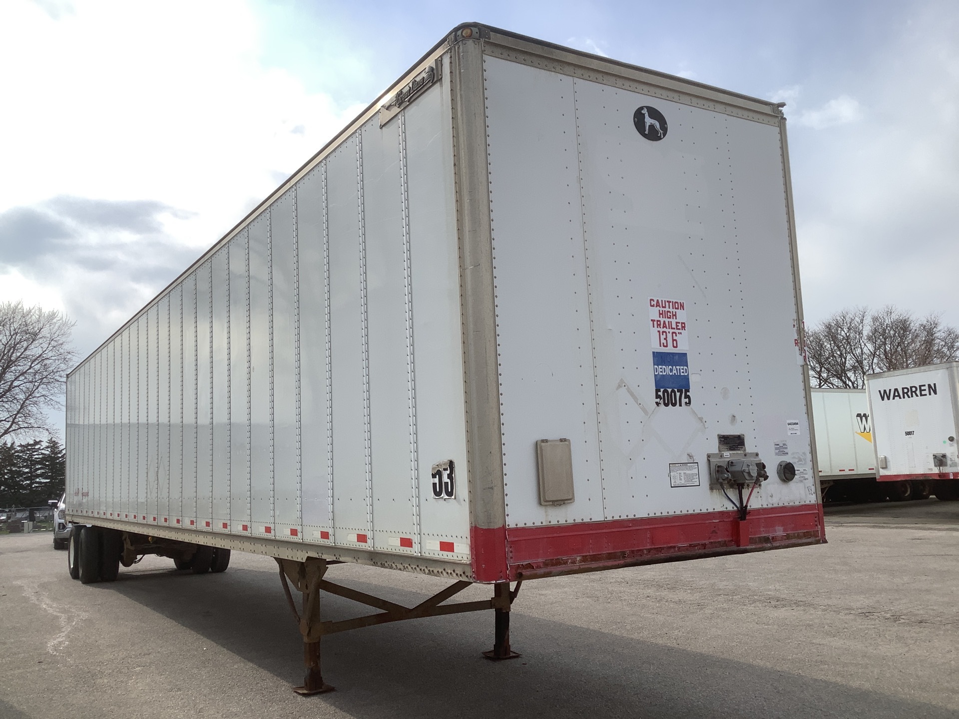 2008 Great Dane 53 ft T/A Van Trailer