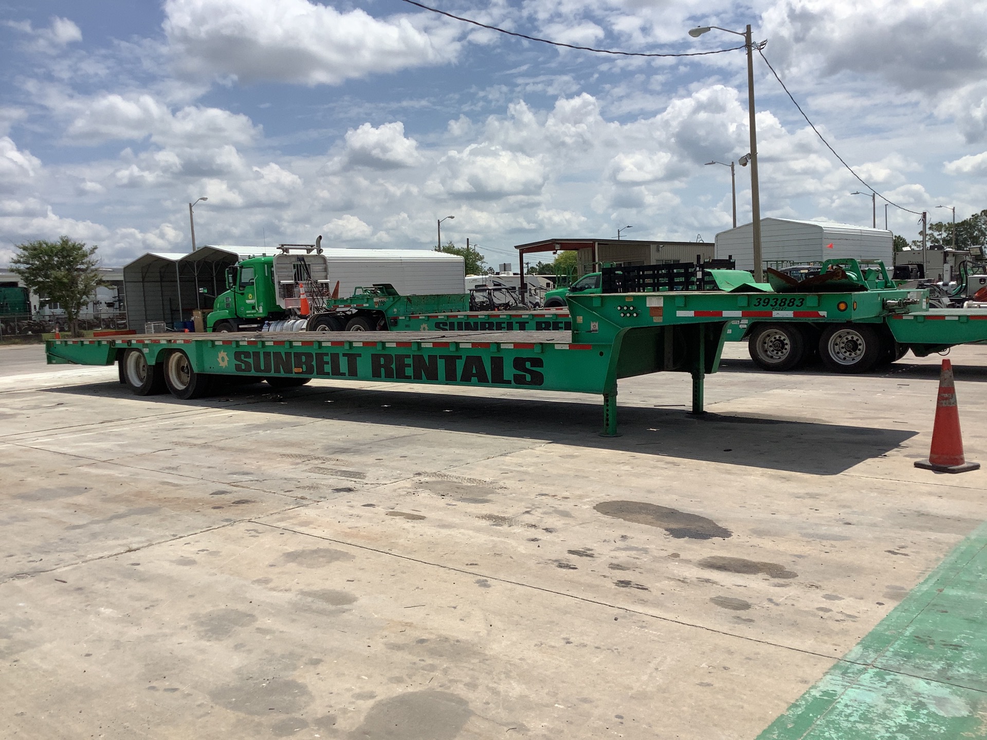 2012 Trail King TK70HT-482 30 ft T/A Hydraulic Tail Trailer