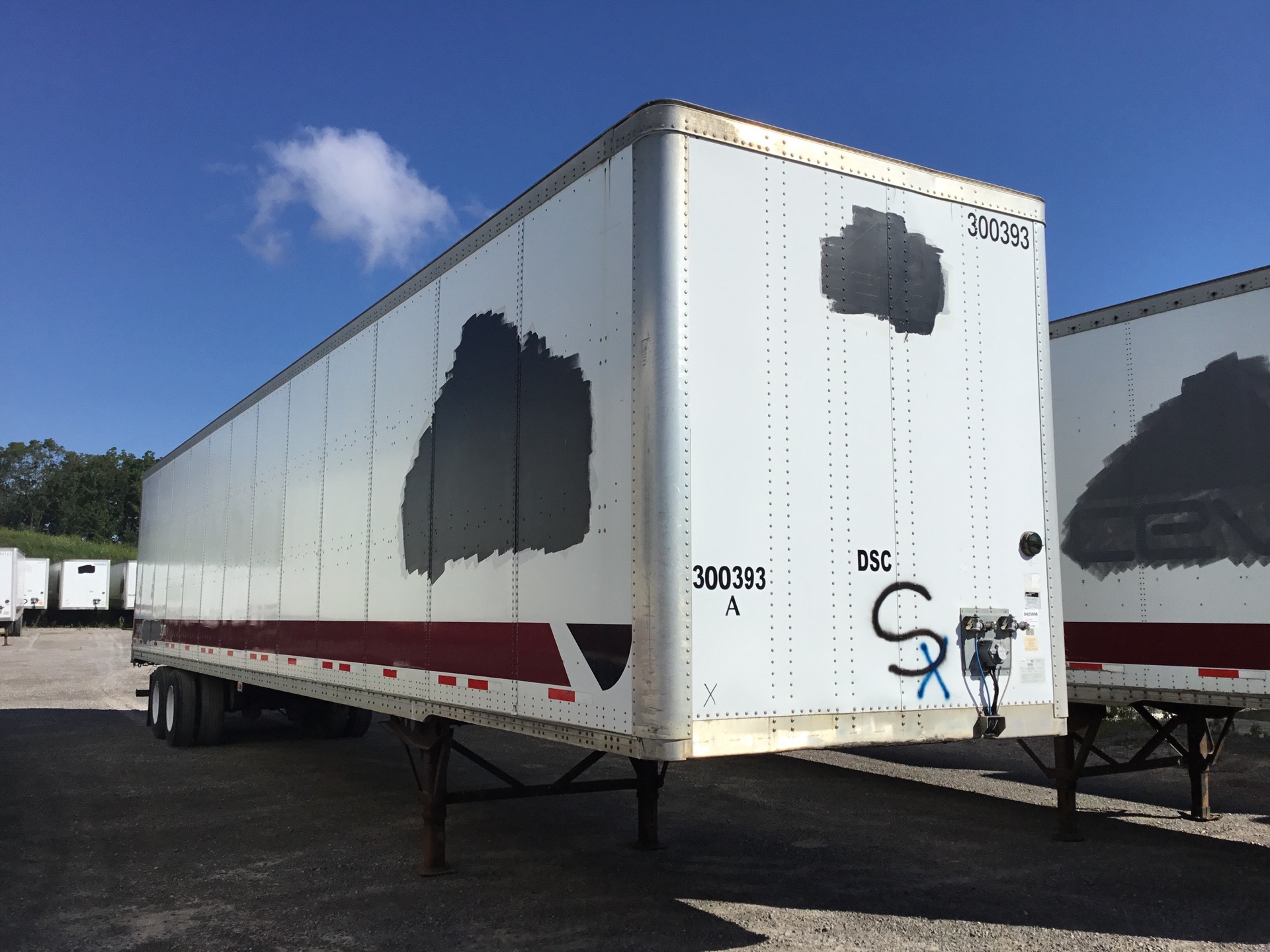 2008 Wabash DVCVHPC 53 ft x 102 in T/A Van Trailer